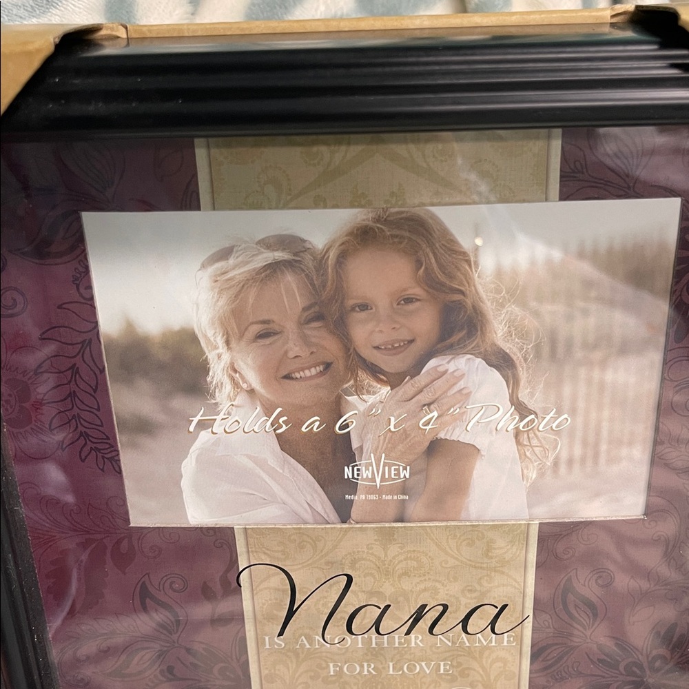 BNIB NEW VIEW SHADOW BOX “NANA IS ANOTHER NAME FOR LOVE” PHOTO FRAME HOLDS 6 x 4 - Picture 8 of 8